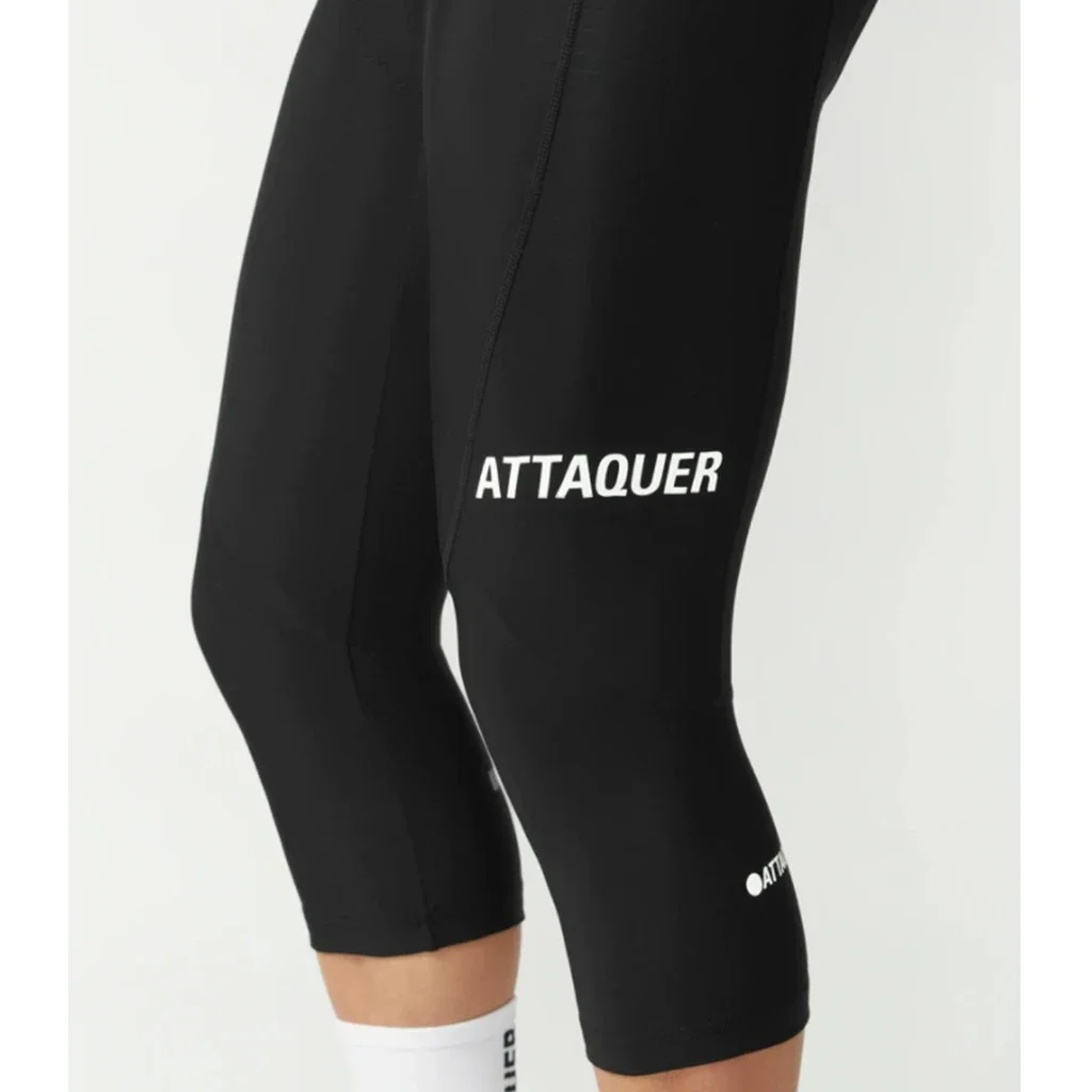 Cycling Bib Shorts - Tüm Gün 3/4 Bib Siyah/beyaz Logo